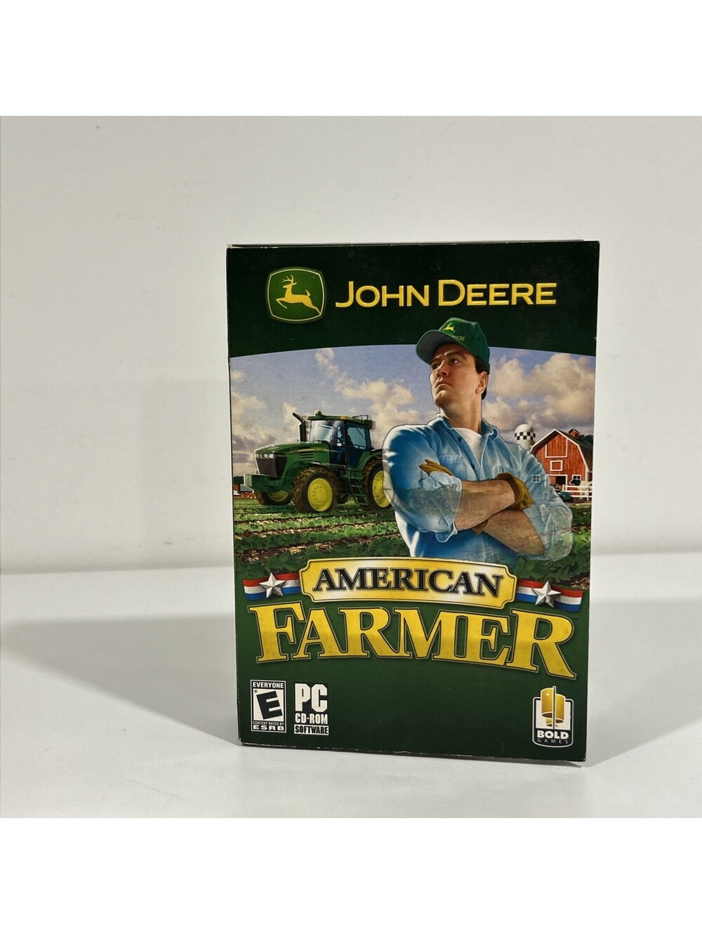 Sealed JOHN DEERE American Farmer PC Game 2004 Windows Big Box NIB Farming Sim